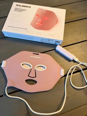 Solawave Pink LED Therapy Face Mask - Restorative Skincare Tool